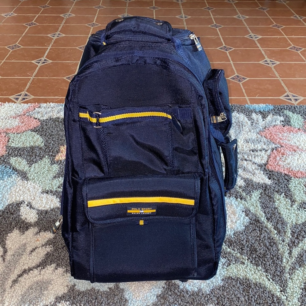 Ralph Lauren - Rolling Carry On Blue/Yellow
